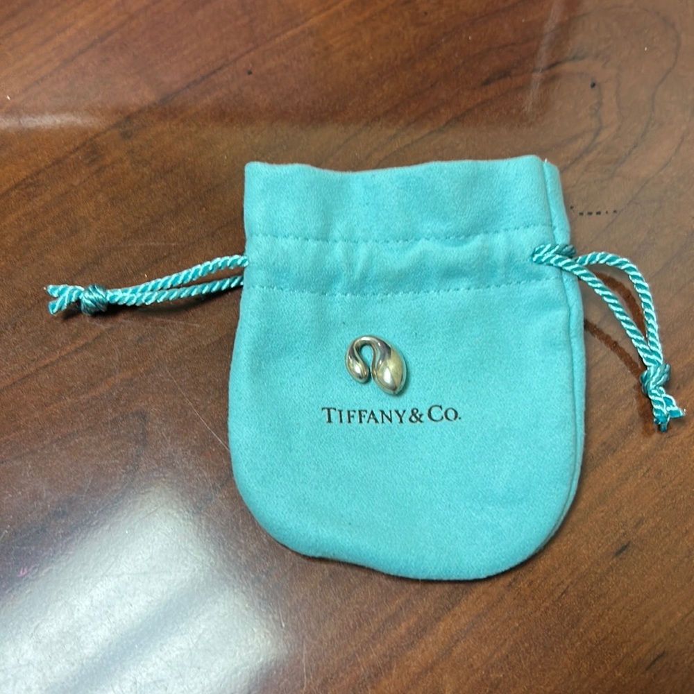 Tiffany & Co. Silver 925 Pendant Top Toble Teardrop